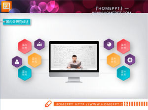 Micro-มิติจบการศึกษาการตอบกลับ PPT แผนภูมิ Daquan