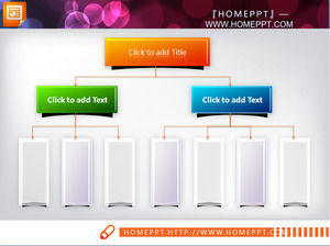 ไมโครซอฟท์สไตล์ PPT แม่แบบแผนภูมิองค์กร