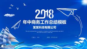 Podsumowanie pracy w połowie roku Szablon PPT