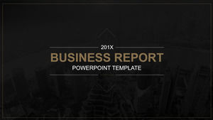 Minimalista ouro negro atmosférico vento plano negócio trabalho resumo PPT modelo