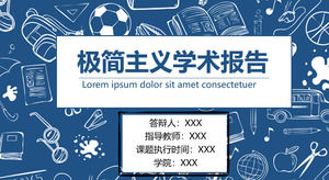 Laporan akademis kreatif minimalis