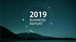 Fundo Estrelado Minimalista IOS Wind PPT Template