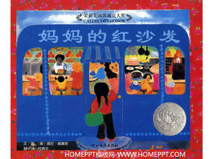 „Czerwona sofa Mother„s”książka obrazkowa historia