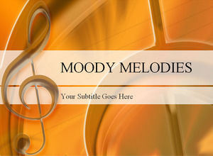 modello di PowerPoint musica