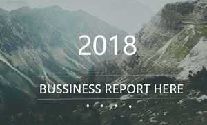 เทมเพลต ppt แนวนอนภูมิทัศน์ธรรมชาติบรรยากาศธุรกิจ