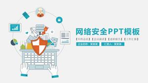 Modèle de réseau PPT de sécurité Internet