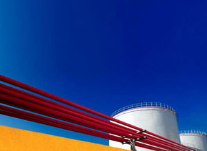 Oil Companies Pipelines powerpoint template