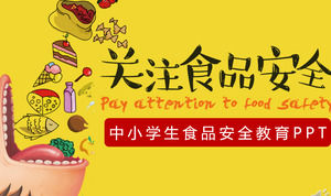 Preste atenção à educação sobre segurança alimentar PPT para alunos do ensino fundamental e médio