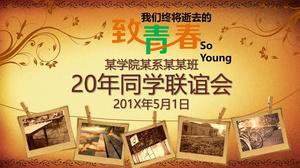 Fotoğraf dinamik döngü ekranı PPT şablonu