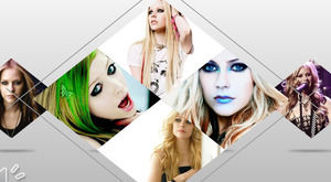 포스터 그림 쇼 특수 효과 애니메이션 PPT 템플릿