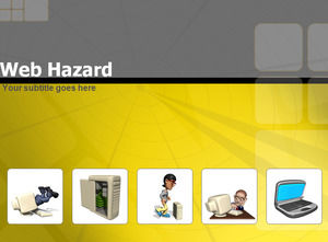 modello pericolo powerpoint