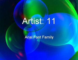 PowerPoint Template Arts