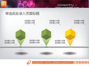PPT箱并排滑动图表材料