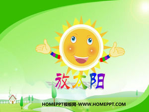 그림책 이야기 PPT "태양을 넣어"