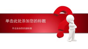 Myślenie znakiem zapytania w celu rozwiązania problemu z szablonem PPT