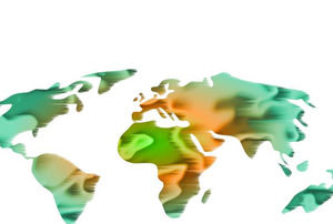 Radiant Earth Planet Illustration powerpoint template