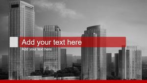 Real estate project introduction slide template