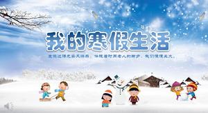 Registra il mio modello di album PPT per le vacanze invernali