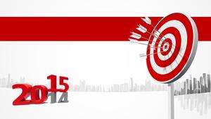 Plantilla PPT del Informe de fin de año de la Atmósfera Roja