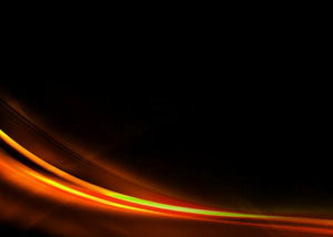 modello di PowerPoint Red Curl Lines