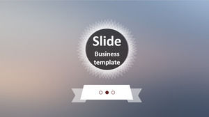 Plantilla PPT Halo Arte Efecto Rojo