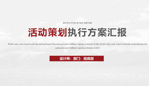 Roșu simplă dinamică aplatizare planificare activitate carte PPT șablon