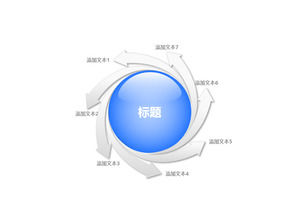 الدورية السهم السهم قالب PPT العلاقة
