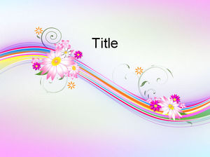 Contoh Presentasi Red Floral