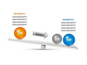 蹺蹺板式PPT對比