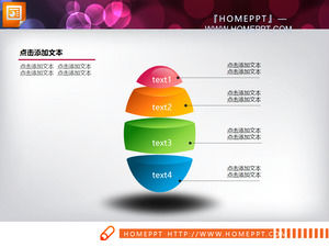 Sete cartas PPT tridimensionais requintados