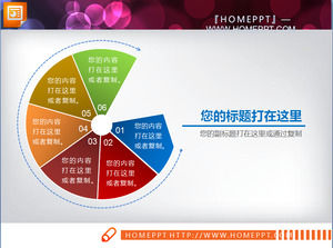 Forme in combinazione con il modello di grafico scorrevole scaricare