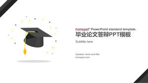 Chapeau de docteur brillant - Modèle de ppt universel de papier de ventilation de carte