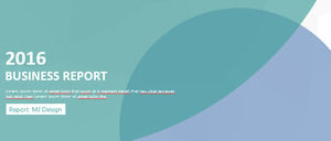 Simple and elegant low-profile style simple and not simple PPT template