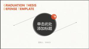 Simple and elegant universal PPT template download