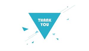 بسيطة وجديدة مثلث PPT نهاية الصفحة