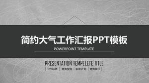 Plantilla de PPT informe atmósfera simple trabajo ceniza negra