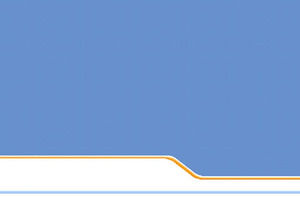 簡單的藍色形狀的PowerPoint模板