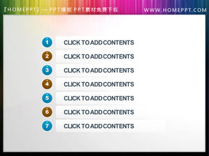 Simple color TV decorative slideshow catalog material