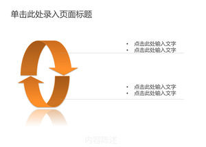 علاقة الصراع بسيطة PPT الرسم البياني المواد