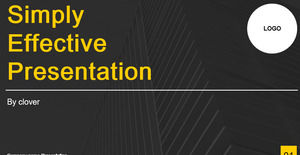 بسيطة العمل النمط الأوروبي والأمريكي تقرير قالب PPT