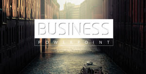 Prosty płaski ppt szablon raportu podsumowującego pracę w stylu europejskim i amerykańskim