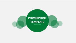 Simple plantilla multifuncional verde PPT universal