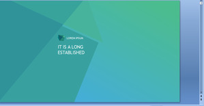 Simple IOS style foreign business PPT template