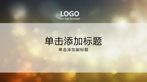 Template PPT gaya IOS sederhana