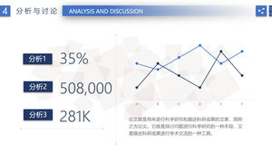 قالب بسيط PPT تحليل البيانات الخطية
