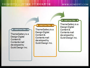Simple lines PPT text box material