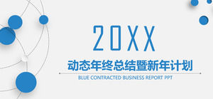 เทมเพลต PPT สำหรับแผนการทำงานปีใหม่อย่างง่าย