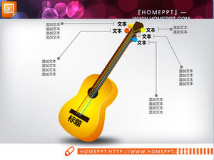 Altı 3D stereoskopik PPT grafik paketi indir