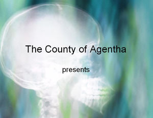 Craniu X-ray - șablon medical PPT