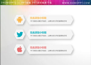 gaya kecil dan segar mikro-dimensi materi direktori PPT